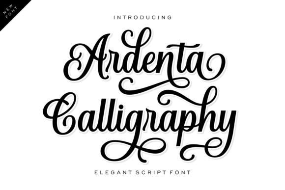 Ardenta Calligraphy: A Fluid Script Typeface