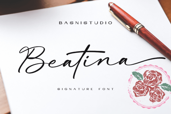 Beatina: The Signature Font for Crafters