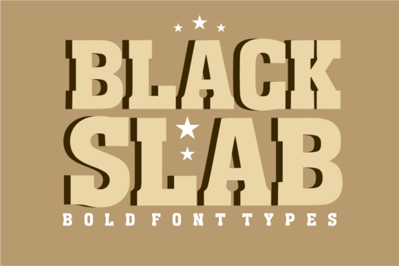 Black Slab Font for Bold Maker Branding