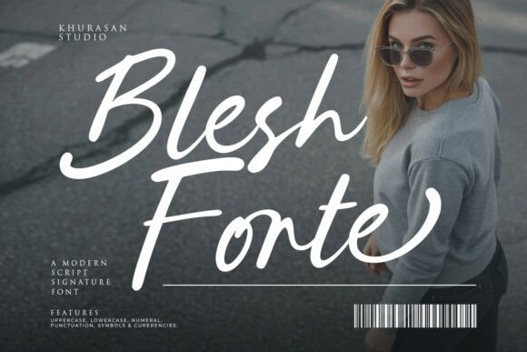 Blesh Forte: The Script Handwritten Font for Bold Campaigns