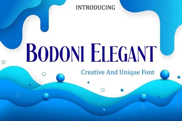 Bodoni Elegant Typeface for Professional Branding