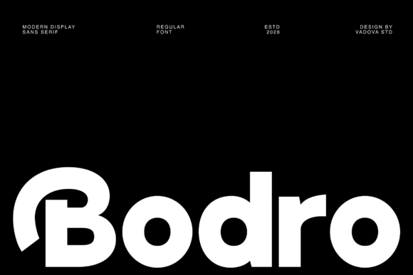 Bodro: The Bold Typeface for High-Impact Campaigns