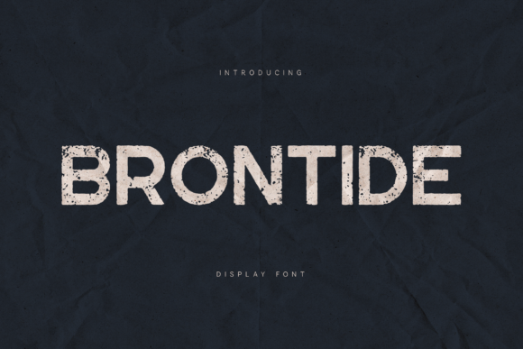 Brontide: The Bold Sans Serif Font for Business
