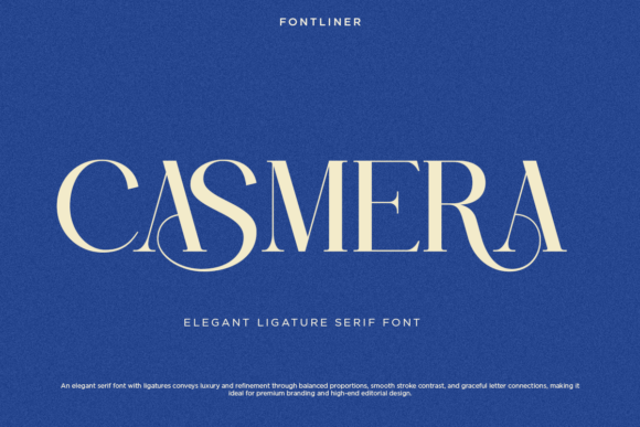 Casmera Typeface for Luxury Brand Campaigns