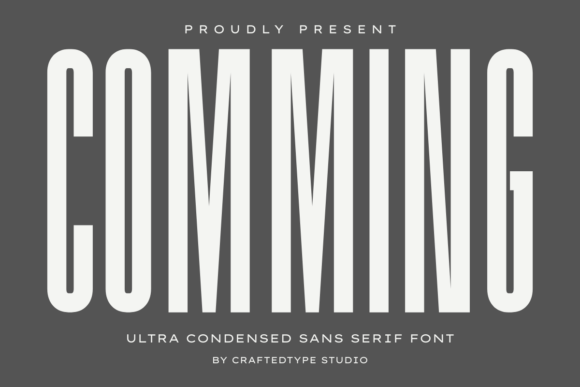 Comming Font: Bold Type for Crafters