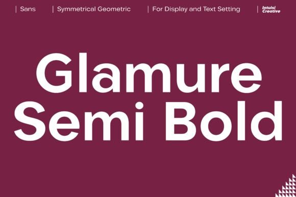 Glamure: A Modern Sans Serif Font for Branding