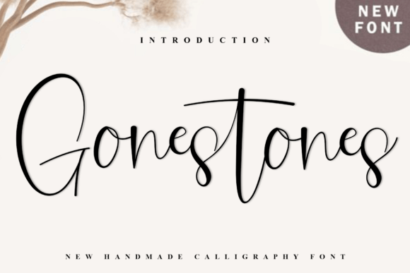 Gonestones: A Warm Script Handwritten Font for Web