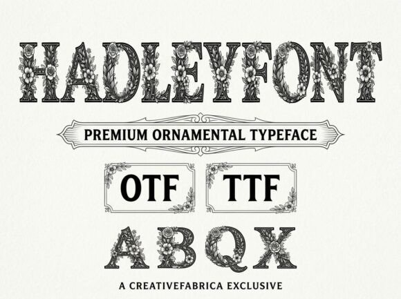 Hadley Typeface: Victorian Elegance for Modern Brands