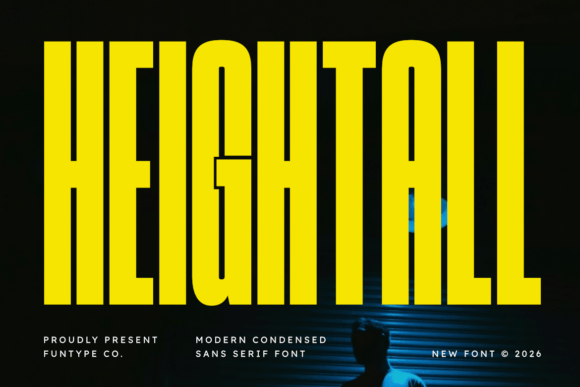 Heightall: The Ultra-Condensed Typeface for Bold Web Headers