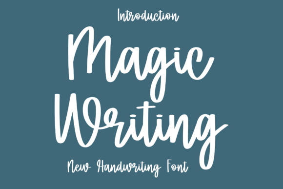 Magic Writing: A Fluid Script Font for Web Design