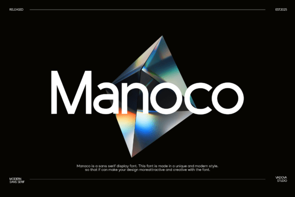 Manoco: The Display Font for Modern Campaigns