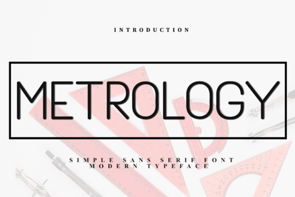Metrology Typeface for Festive Web Design