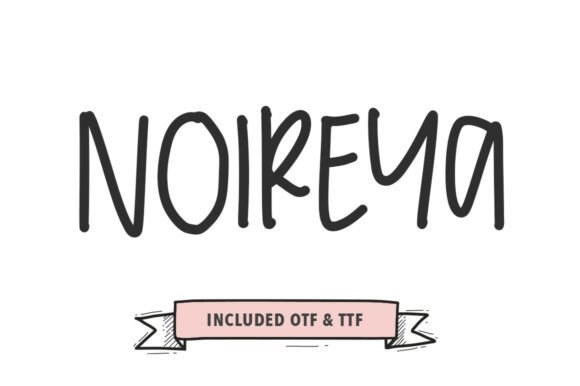 Noireya: A Bold Script Font for Your Brand