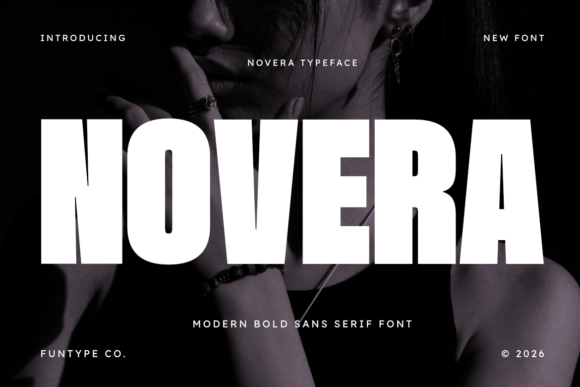 Novera: A Bold Sans Serif Display Font for Makers