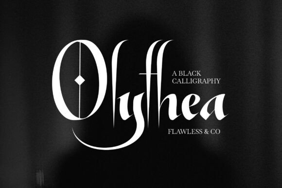Olythea Typeface for Elegant Editorial Design