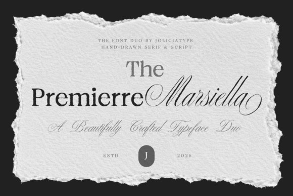 Premierre Marsiella Font for Luxury Branding