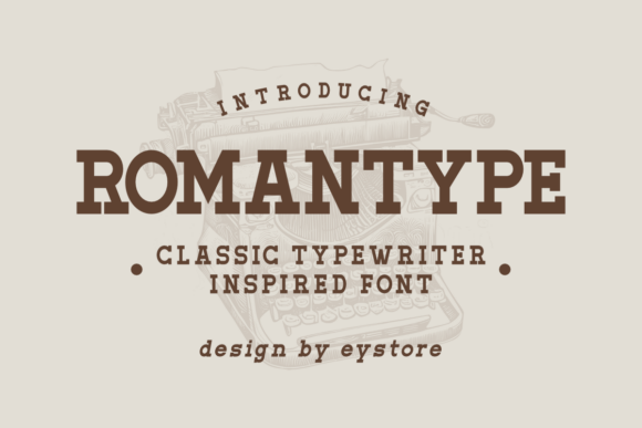 Romantype: A Vintage Slab Serif for Modern Editorial Design