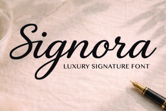 Signora Font: Elevate Your Brand Identity