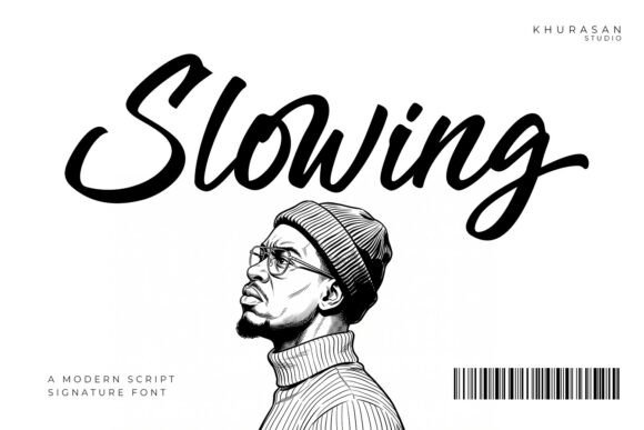 Slowing: A Script Handwritten Font for Campaigns