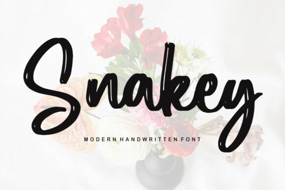Snakey Font Review: A Sweet Script for Design
