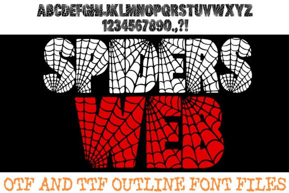 Spiders Web: A Bold Decorative Font for Makers