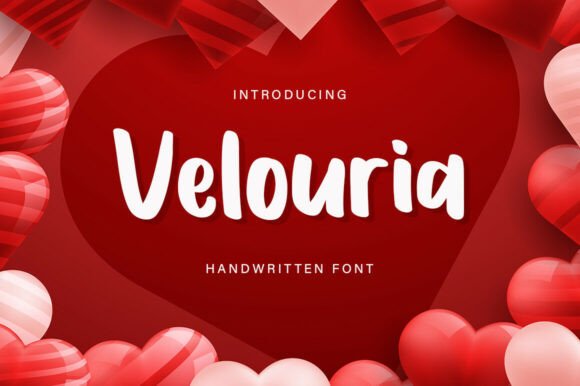 Velouria Typeface for Editorial Design