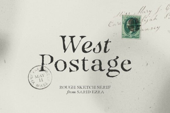 West Postage: A Serif Font for Handwritten Elegance